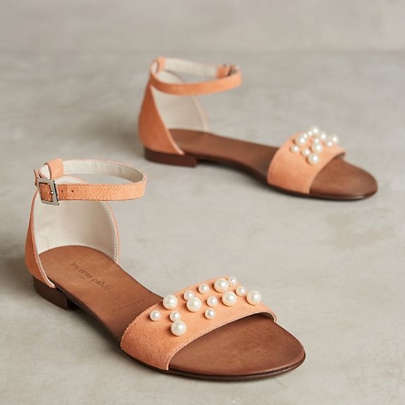 Anthropologie Shoes - Anthropologie Morena Gabbrielli Pearl Sandals